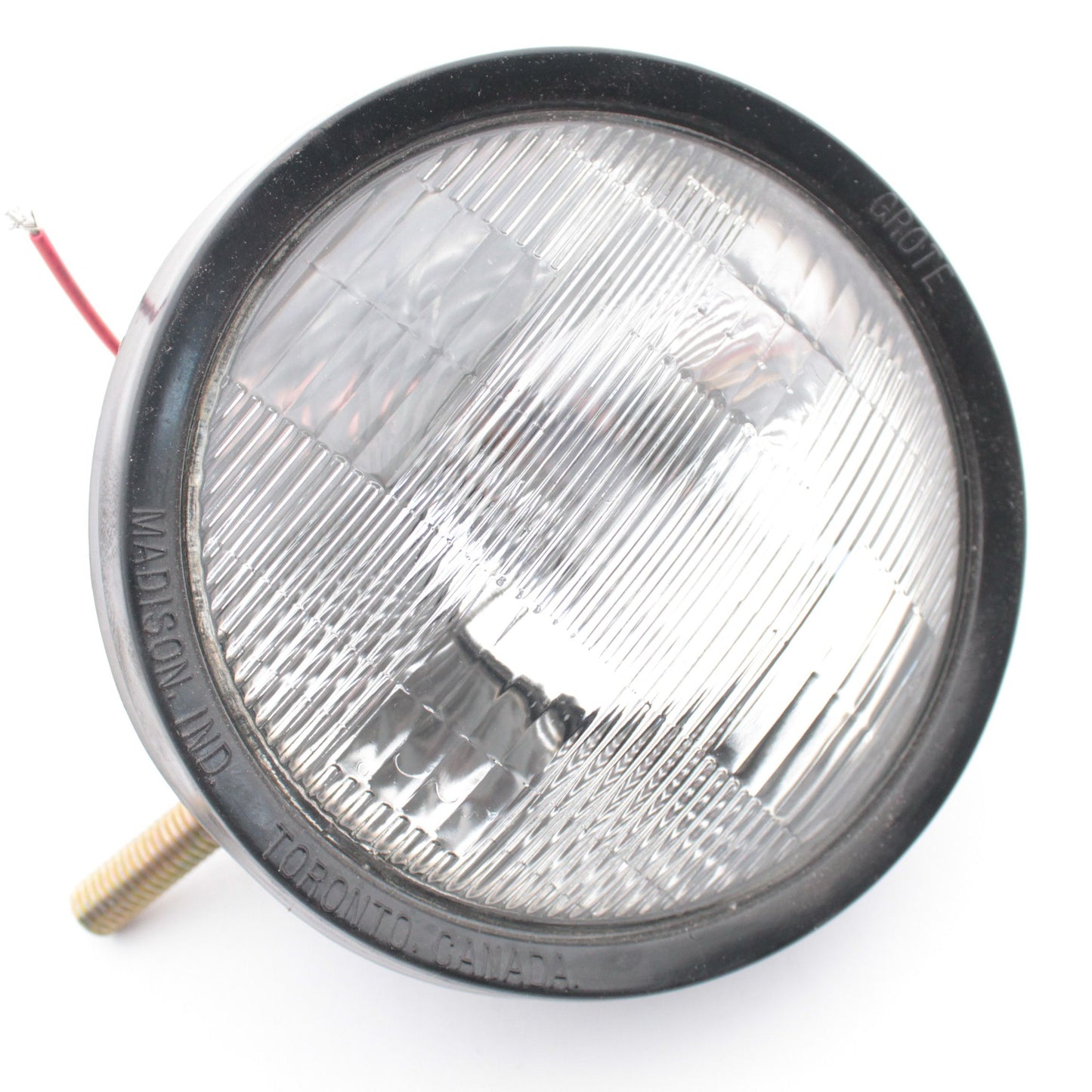 Grote 64391 Clear Utility Lamp Par46 Steel Housing Tractor Pedestal Incandescent