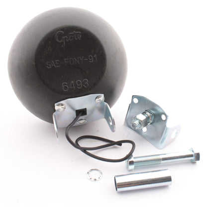 Grote 64931 Clear Par 36 Rubber Utility Tractor Lamp Black Housing Vehicle Mount