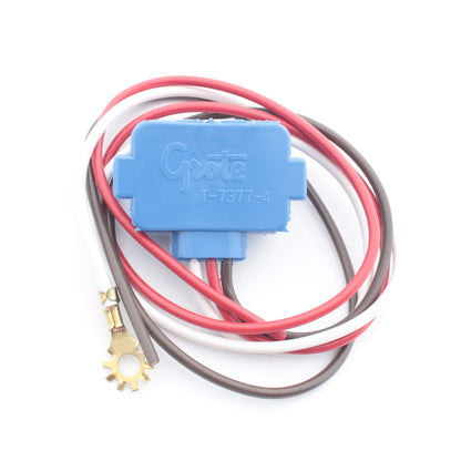 Grote 66843 18" Female Pin 90 Degree Three Wire Stop Tail Turn Pigtail