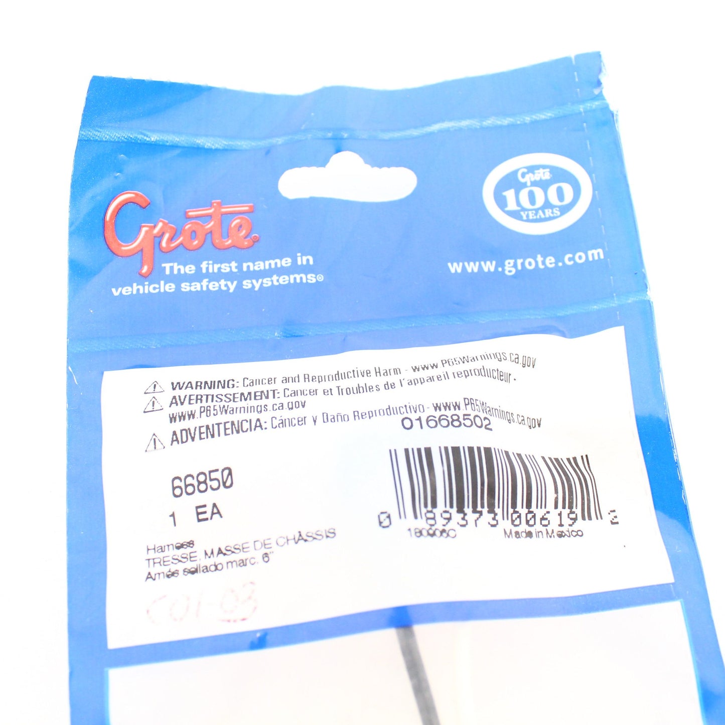Grote 66850 6" Chassis Ground Sealed Marker Lamp Pigtail Double Seal