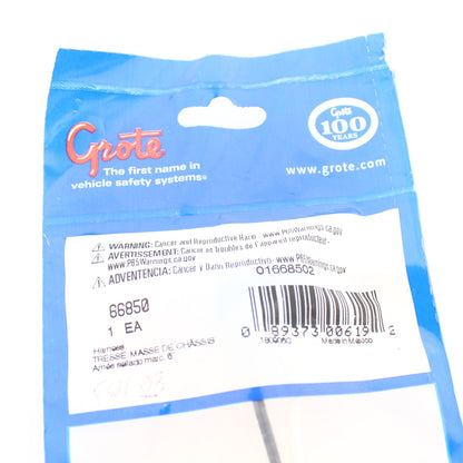 Grote 66850 6" Chassis Ground Sealed Marker Lamp Pigtail Double Seal