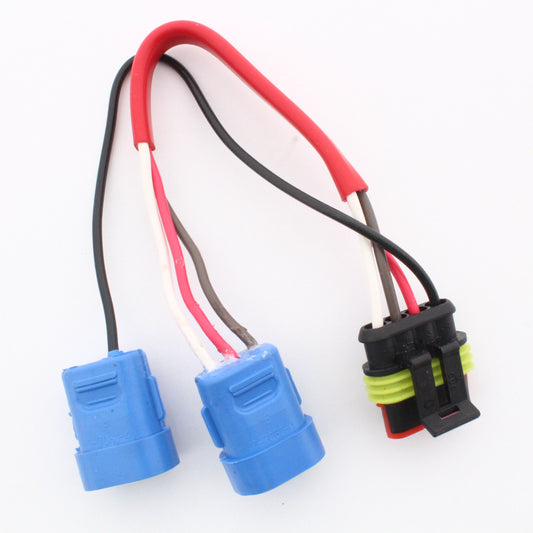 Grote 66864 10" Pigtail Converter Female Pin to 4-Pin Connector Combo Adapter
