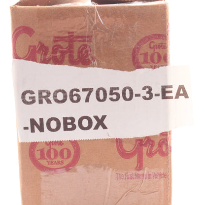 Grote 67050-3 Sealed Marker Lamp Pigtail Ring Terminal PL-10 for 2" Round Marker