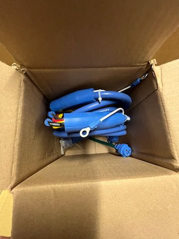 Grote 67581 UBS 56" Blue Drop  Harness Rear Sill Male-Pin for 4" Round Oval Lamp