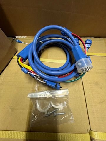 Grote 67581 UBS 56" Blue Drop  Harness Rear Sill Male-Pin for 4" Round Oval Lamp