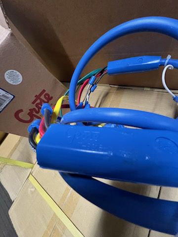 Grote 67581 UBS 56" Blue Drop  Harness Rear Sill Male-Pin for 4" Round Oval Lamp