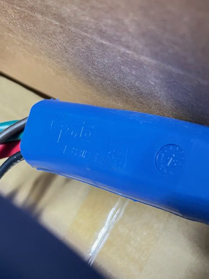 Grote 67581 UBS 56" Blue Drop  Harness Rear Sill Male-Pin for 4" Round Oval Lamp