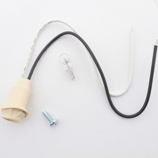 Grote 68380 9-1/2" Twist-In Light Socket Pigtail Blunt Cut Wires with C193 Bulb