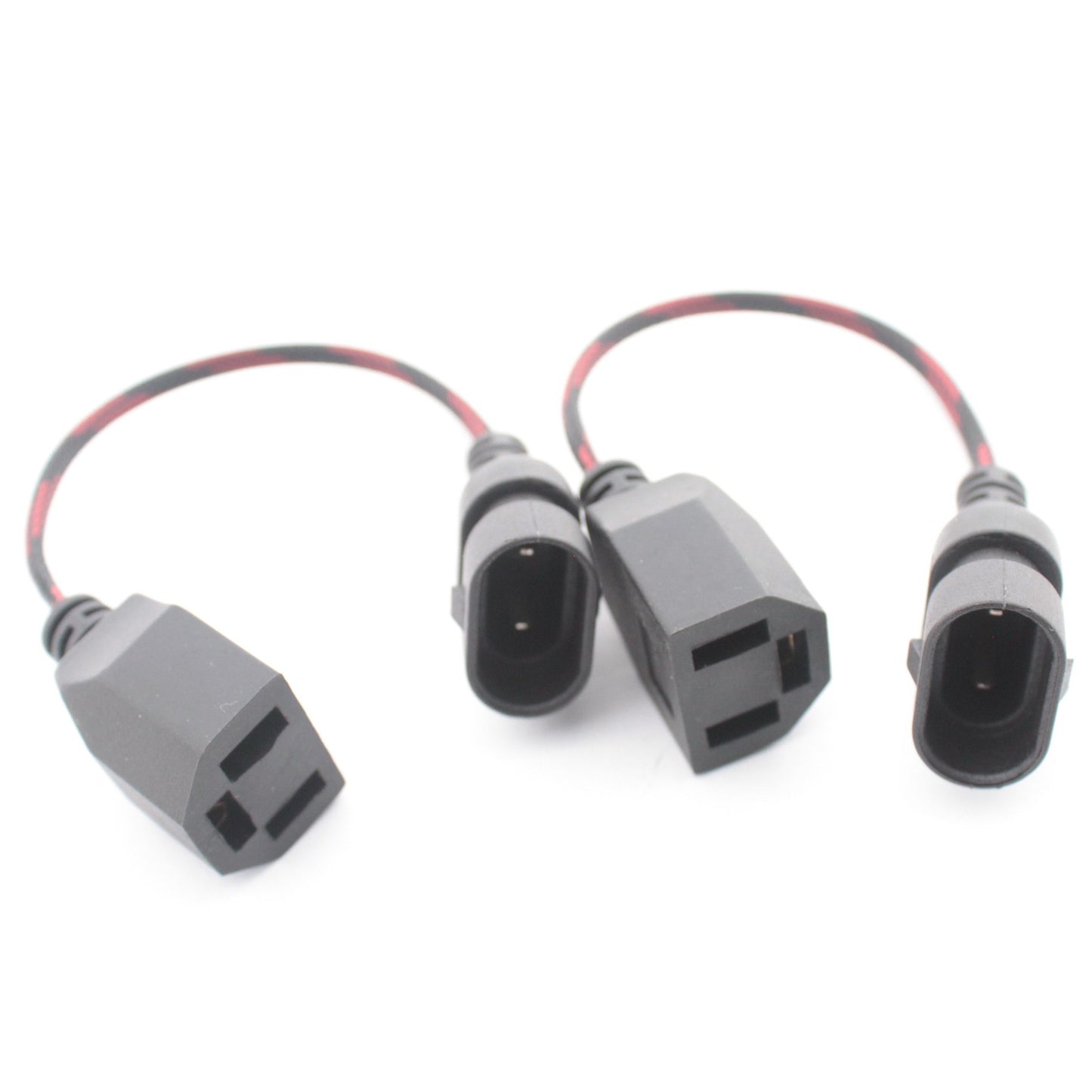 Grote 68692 5.9" Wire Harness H4 to 9005 Headlight Adapter 9-16V 60W 2-Pack