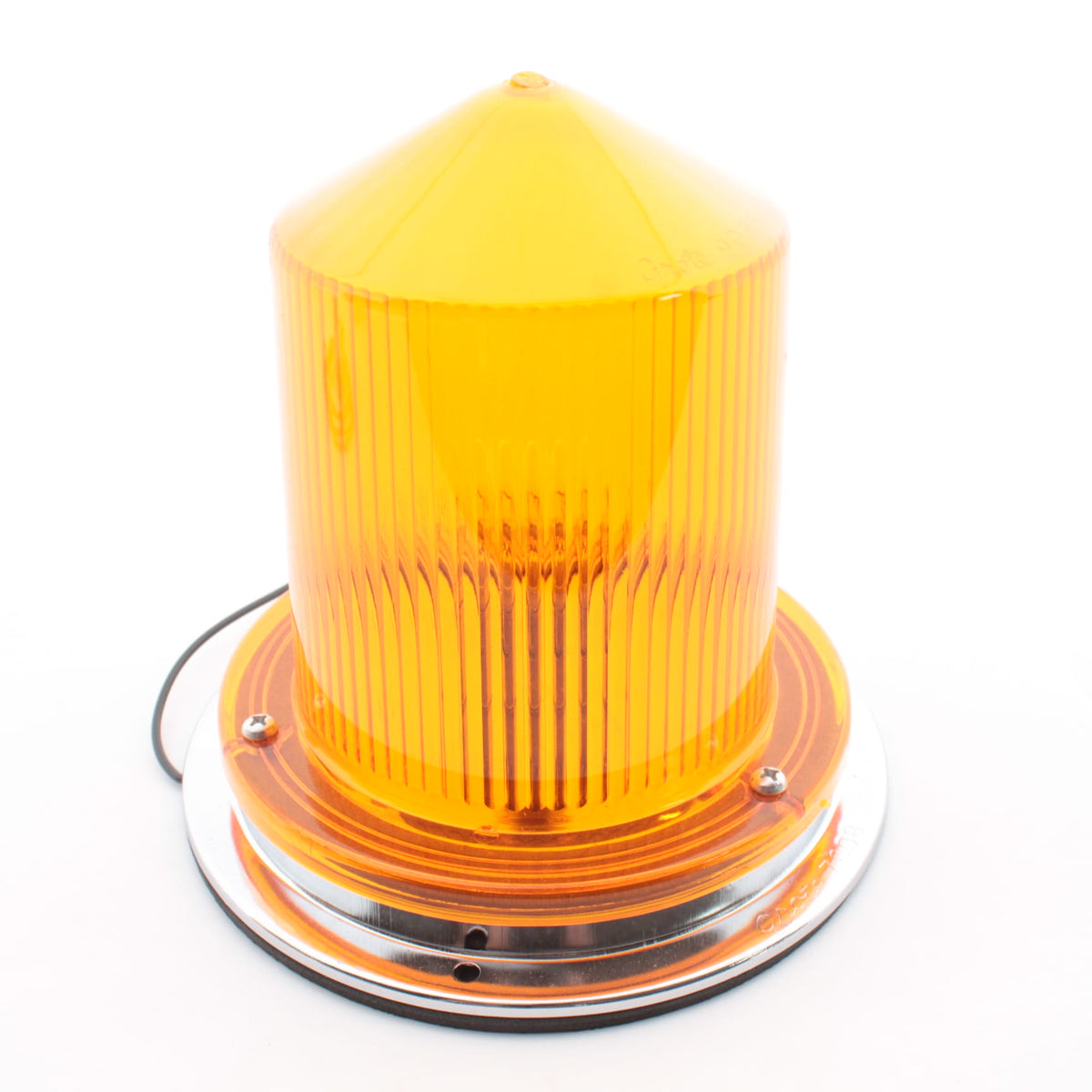 Grote 78093 Amber 3.5" Compact Dome Beacon LED Short Lens Permanent Class II