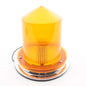 Grote 78093 Amber 3.5" Compact Dome Beacon LED Short Lens Permanent Class II