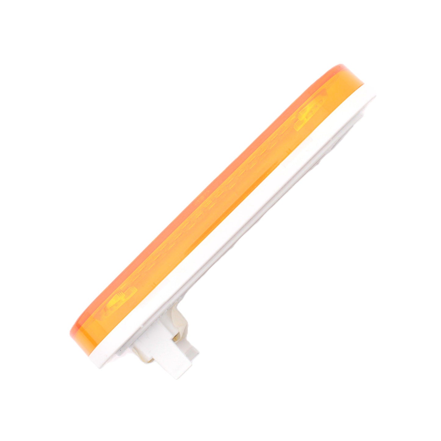 Grote 77363 Amber Oval LED Strobe Light Class II 6.5" x 2.27" Grommet Mount