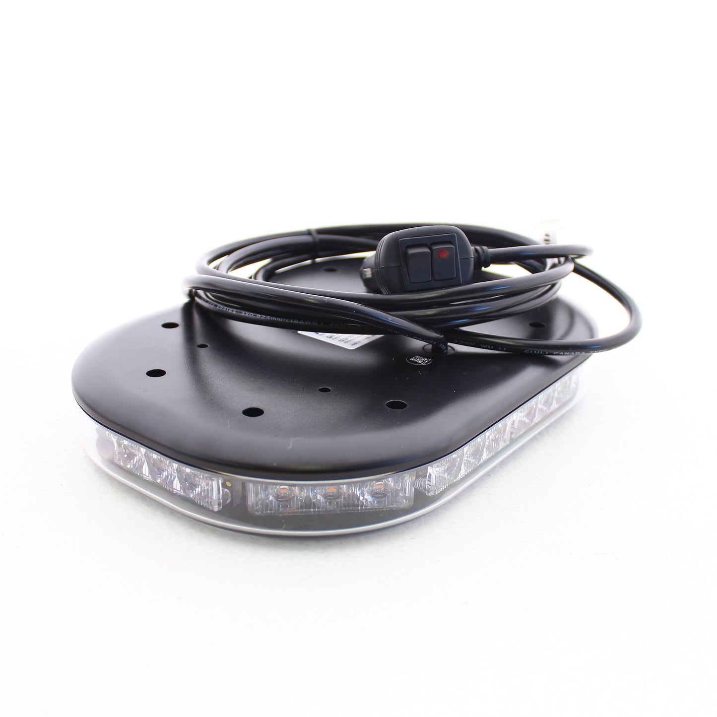 Grote 77803 LED Amber Magnetic Mount Light Bar 6.77" x 9.76" x 1.46" Low Profile