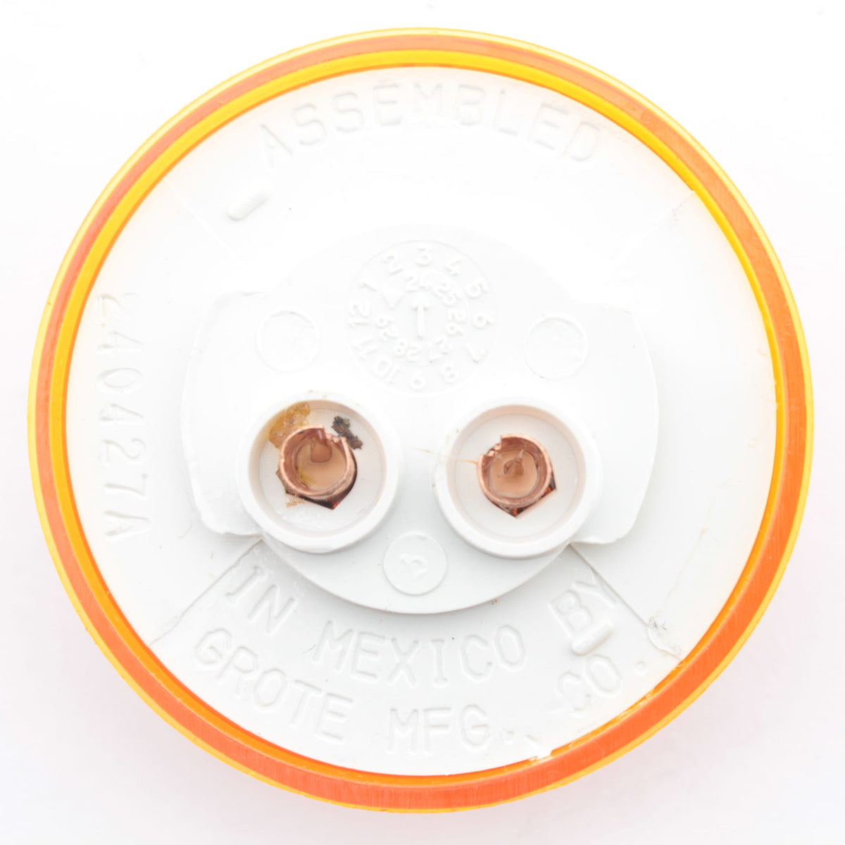 Grote 78333-3 Amber 2" Clearance Marker Light ABS Incandescent P2 PL10 Bulk Pack