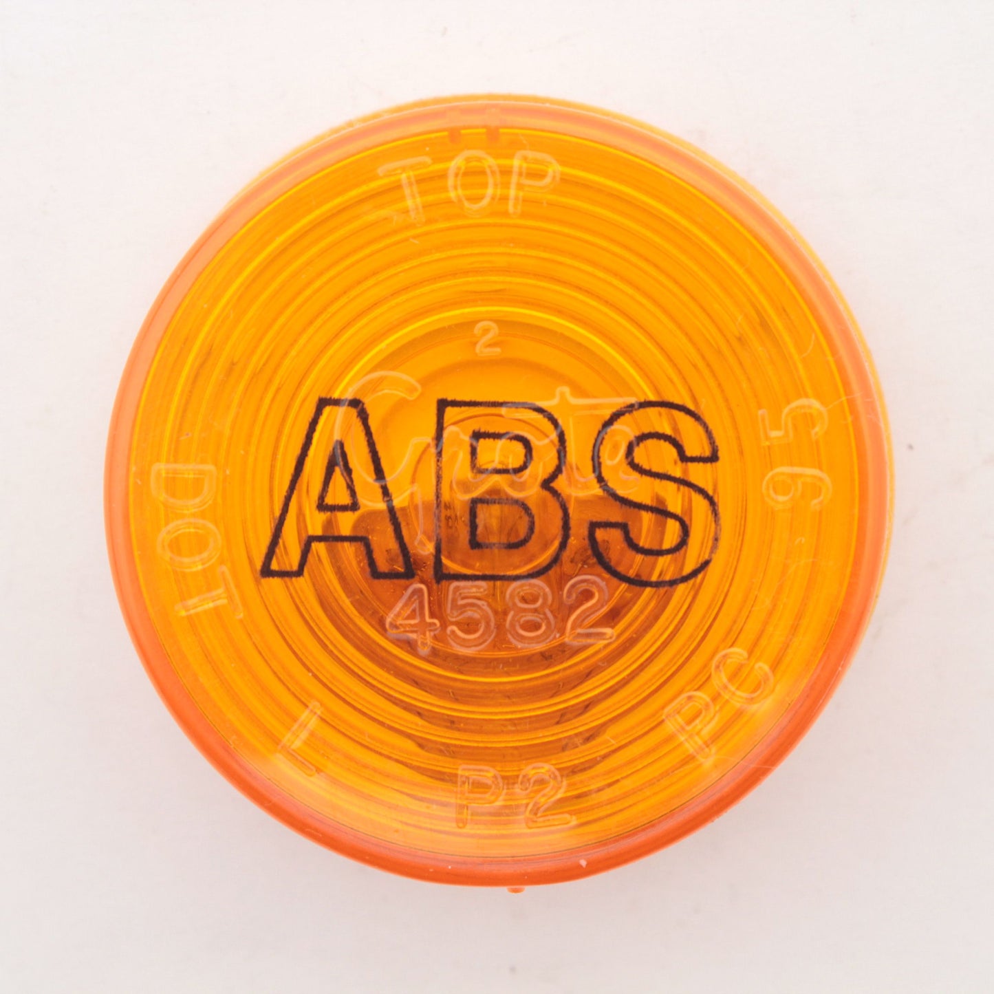Grote 78333 Yellow 2" ABS Clearance Marker Lamp PC Rated Incandescent 2CP Bulb