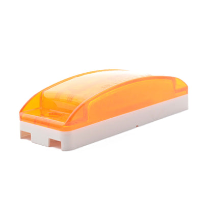 Grote 78363 Yellow Sealed Turtleback Clearance Lamp Optic ABS Lens 2" x 5-7/8"