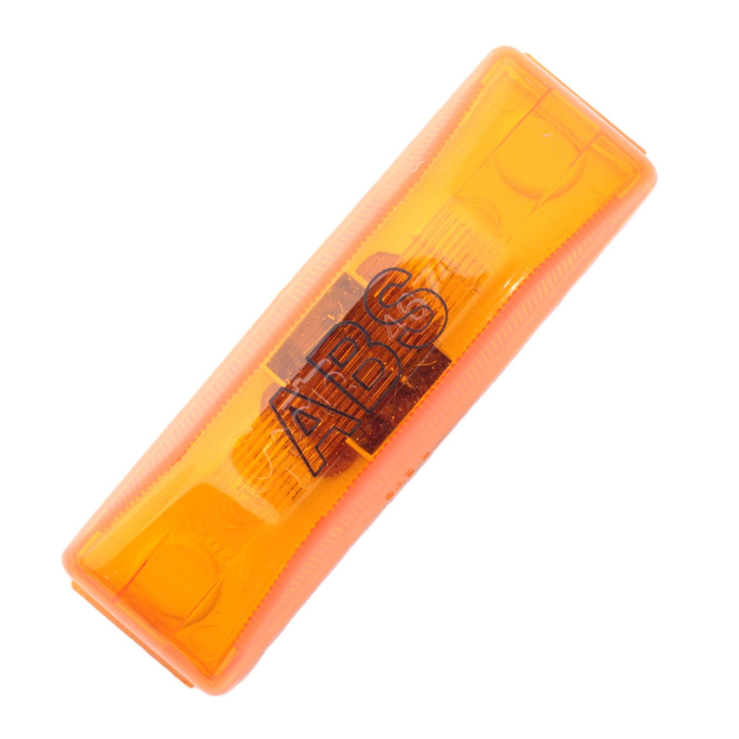 Grote 78393 Yellow 1.2" x 3.79" Rectangular PC Rated ABS Clearnance Marker Lamp