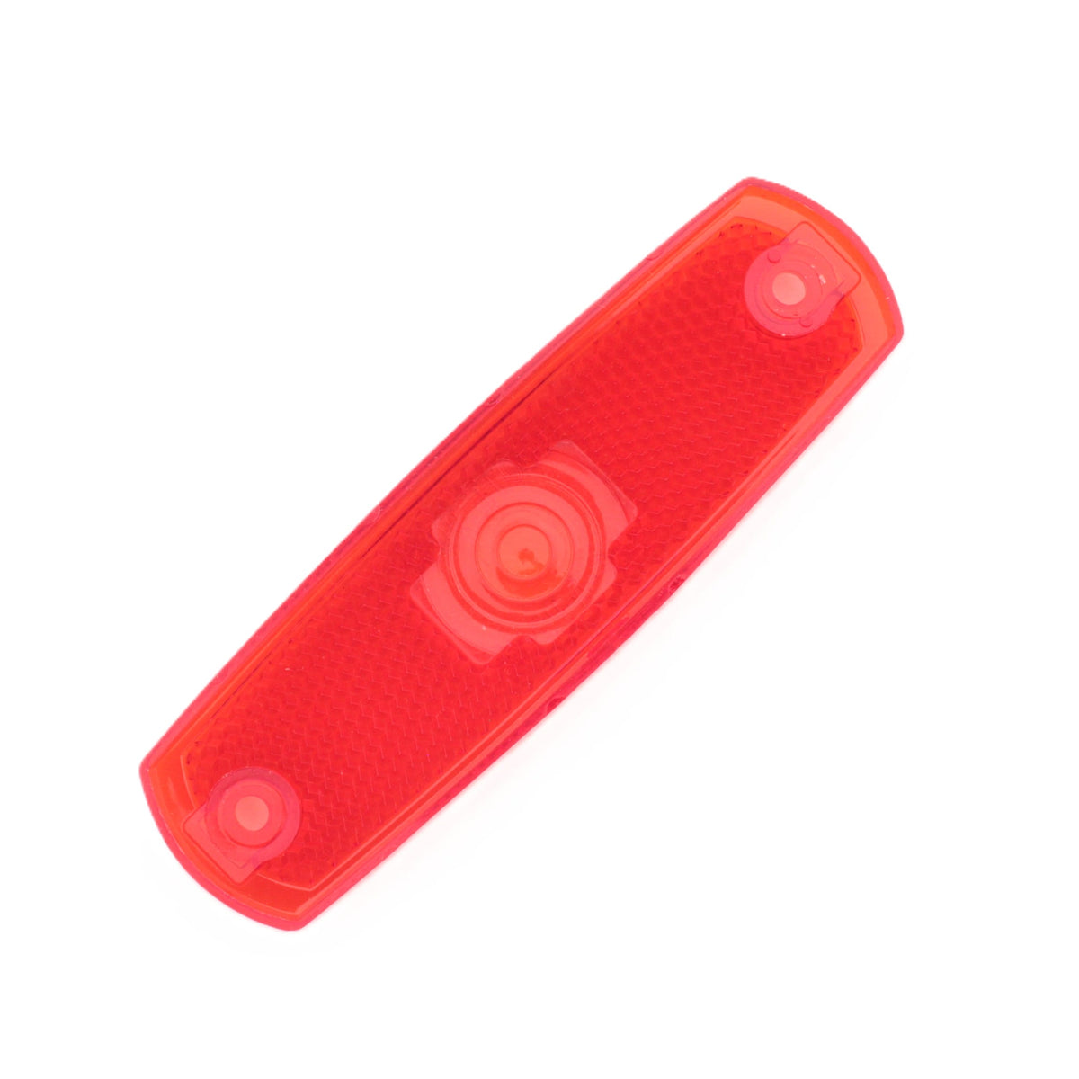 Grote 90072 Red 4" x 1-15/16" Clearance Side Marker Lens w/ Built-In Reflector