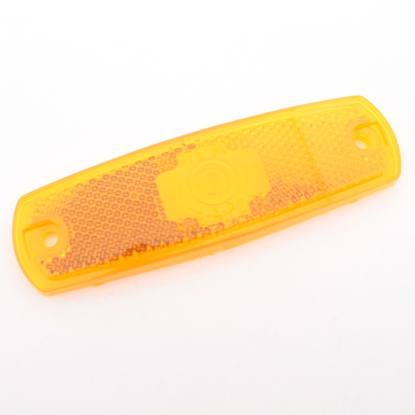 Grote 90073 Amber 4" x 1-15/16" Clearance Side Marker Lens w/ Built-In Reflector