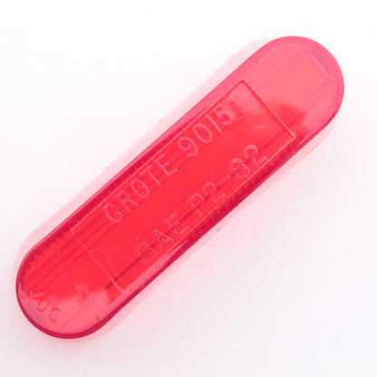 Grote 90152-5 Red 3.48" x 1.11"  Oval Clearance Side Marker Light Acrylic Lens