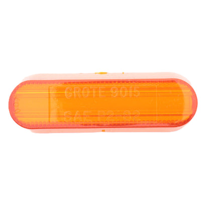 Grote 90153 Yellow 1" x 3-1/2" Replacement Clearance Marker Lamps Lens Thin-Line