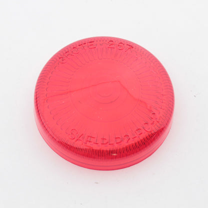 Grote 90162 Red 2-1/2" Round Surface Mount Lens for Clearance Marker 0.61" Depth