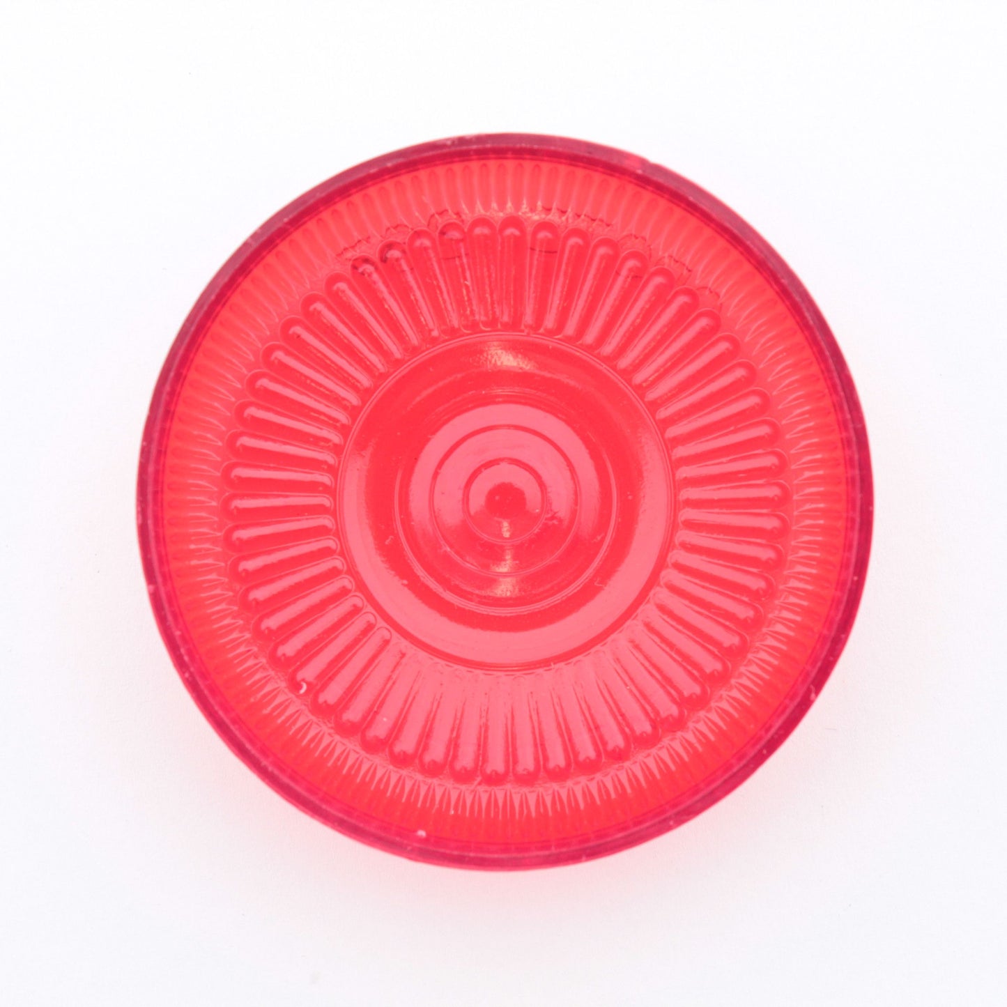Grote 90162 Red 2-1/2" Round Surface Mount Lens for Clearance Marker 0.61" Depth