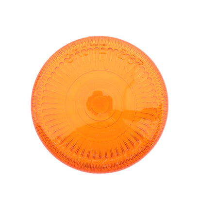 Grote 90163 Amber 2.5" Round Surface Mount Lens for Clearance Marker 0.61" Depth