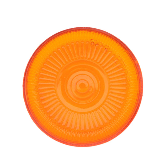 Grote 90163 Amber 2.5" Round Surface Mount Lens for Clearance Marker 0.61" Depth