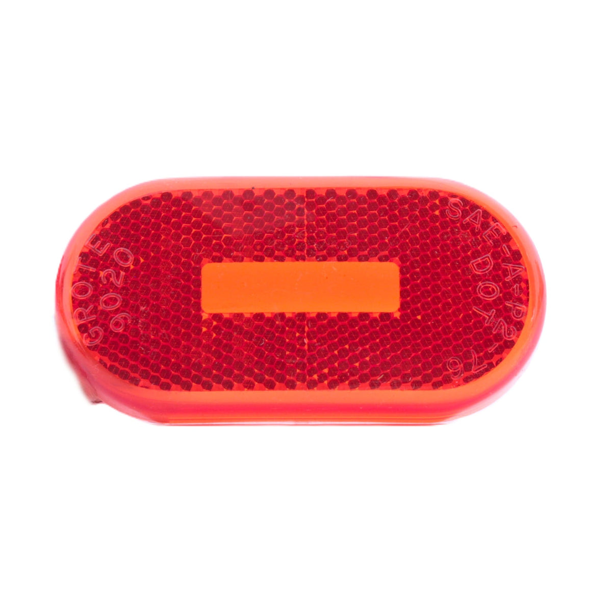 Grote 90202 Red 4" Two-Bulb Oval Acrylic Replacement Clearance Marker Light Lens
