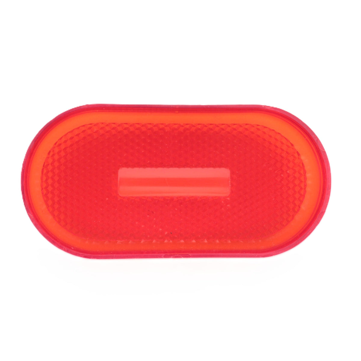 Grote 90202 Red 4" Two-Bulb Oval Acrylic Replacement Clearance Marker Light Lens