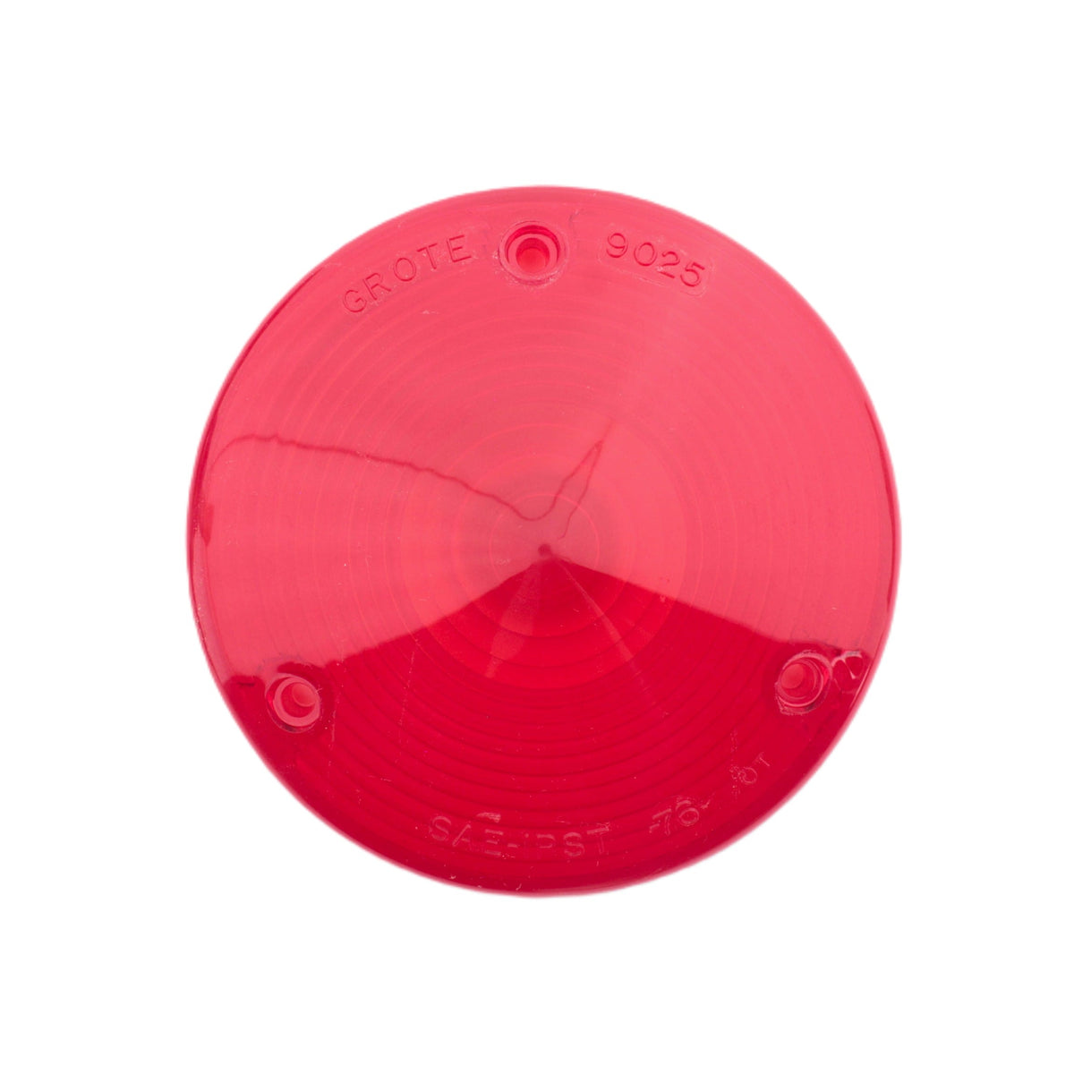 Grote 90252 Red 4" Round Stop Tail Turn Lamp Light Acrylic Lens Screw Mount