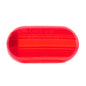 Grote 91572 Red 4" x 2" Oval Two-Bulb Clearance Side Marker Acrylic Lens