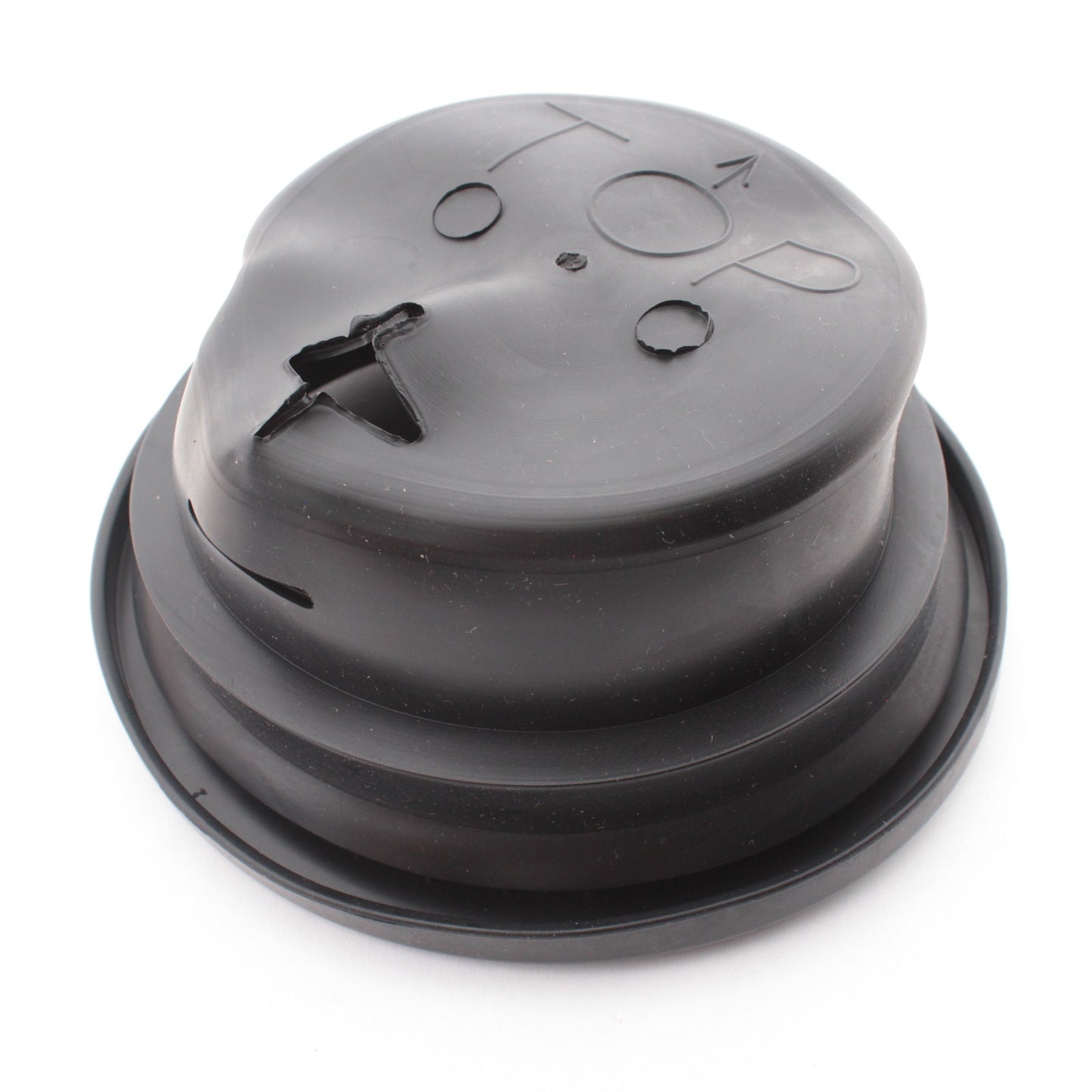 Grote 91950 Black 5.25" Mounting Grommet Closed Back for Round Lamps 2.25" Depth