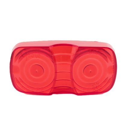 Grote 91961 Red 4" Clearance Side Marker 2-Bulb Light Lamp Lens Ploycarbonate