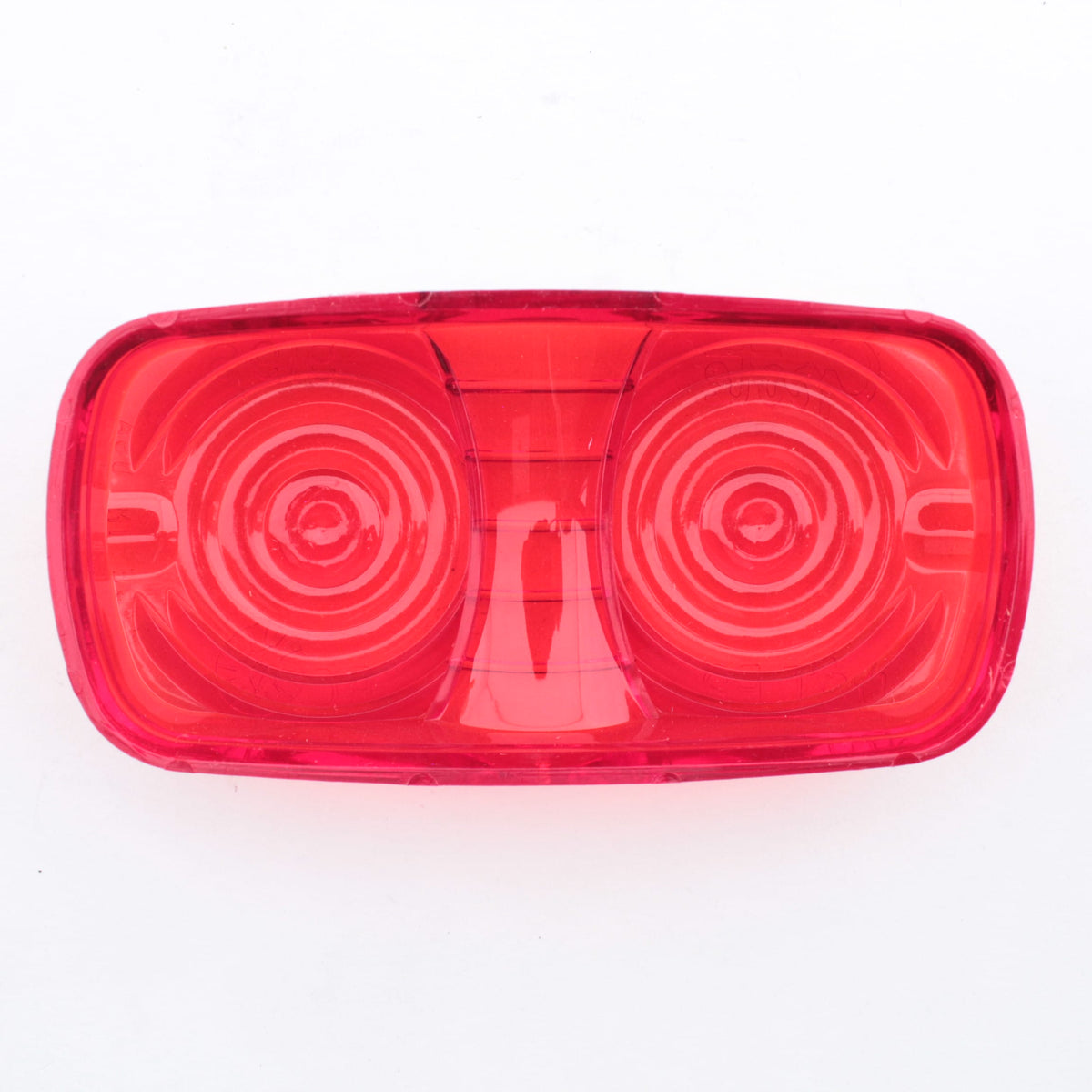 Grote 919623 Red Two-Bulb Acrylic Rectangular Clearance Marker Lens 4" x 2"