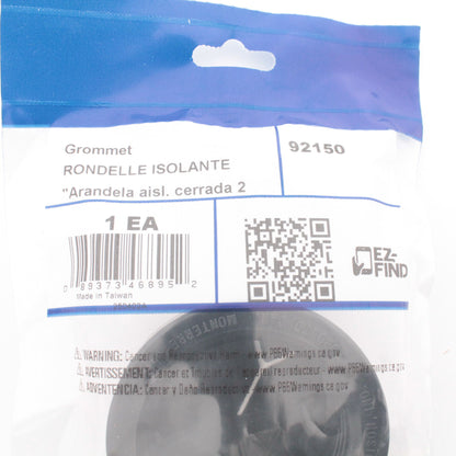 Grote 92150 2" Recessed Mounting Grommet For Round Lamps Closed Back Grommet