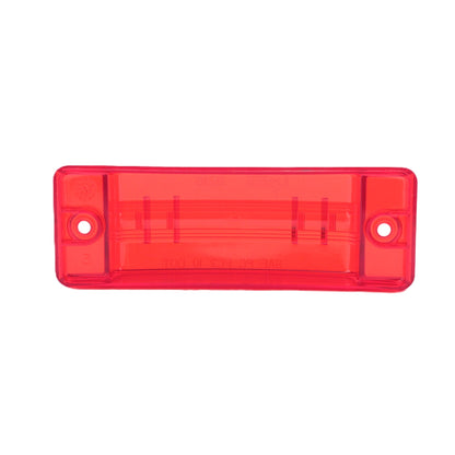 Grote 92162 Red 2" x 5-7/8" Replacement Turtleback II Clearance Marker Lens