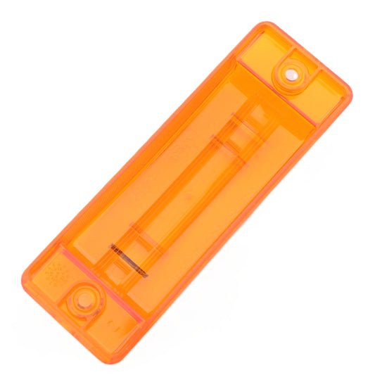 Grote 92163 Yellow 2" x 5-7/8" Replacement Turtleback II Clearance Marker Lens