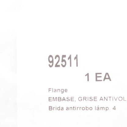 Grote 92511 Gray 4" Flange for Round Lamps Polycarbonate Theft-Resistant