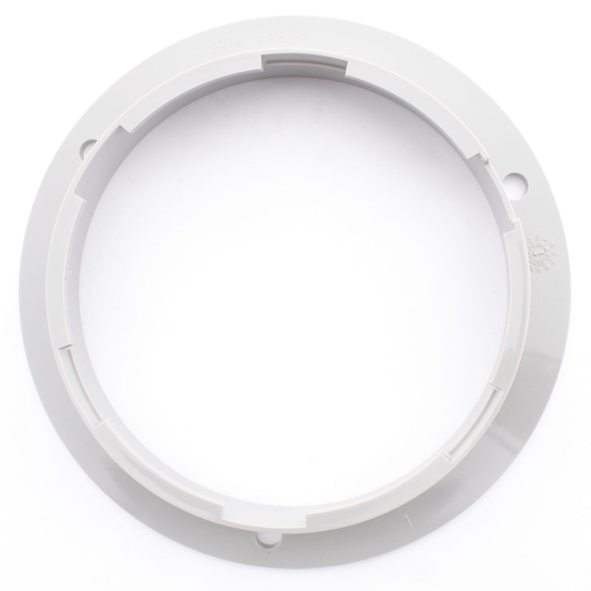 Grote 92511 Gray 4" Flange for Round Lamps Polycarbonate Theft-Resistant
