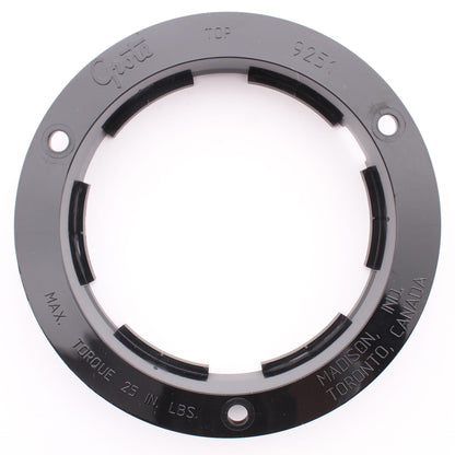 Grote 92512-3 Black 4" Theft-Resistant Flange for Round Lamps Lights Bulk Pack