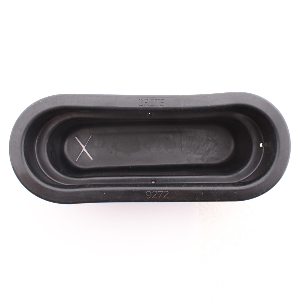 Grote 927203 Black 6" Recessed Mount Grommet for Oval Lamp Closed Back Bulk Pack