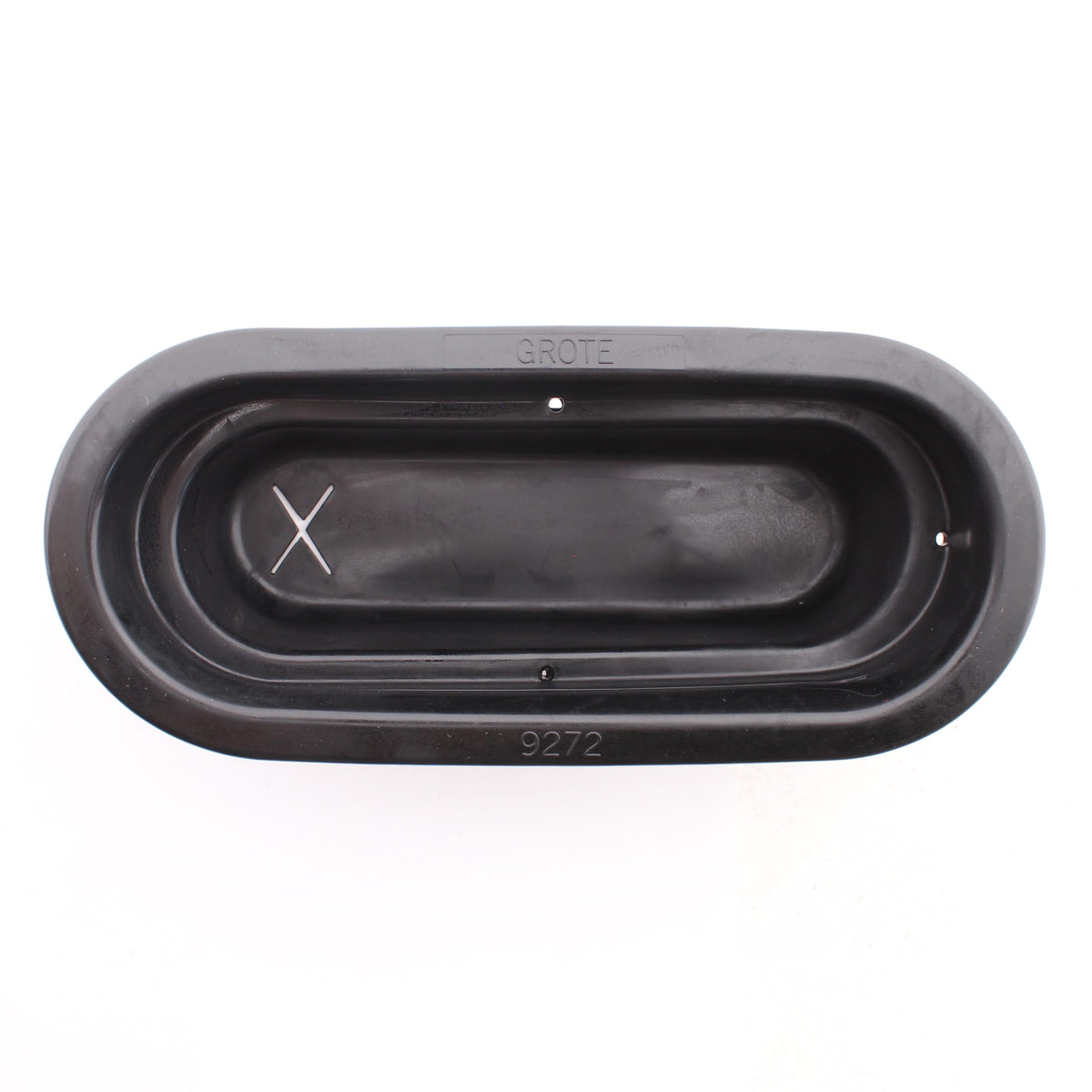 Grote 92720 Black 6" Recessed Mounting Grommet For Oval Lamps Closed Back
