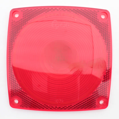 Grote 92792 Red 4.31" Square Light Duty Trailer Stop Turn Front Acrylic Lens