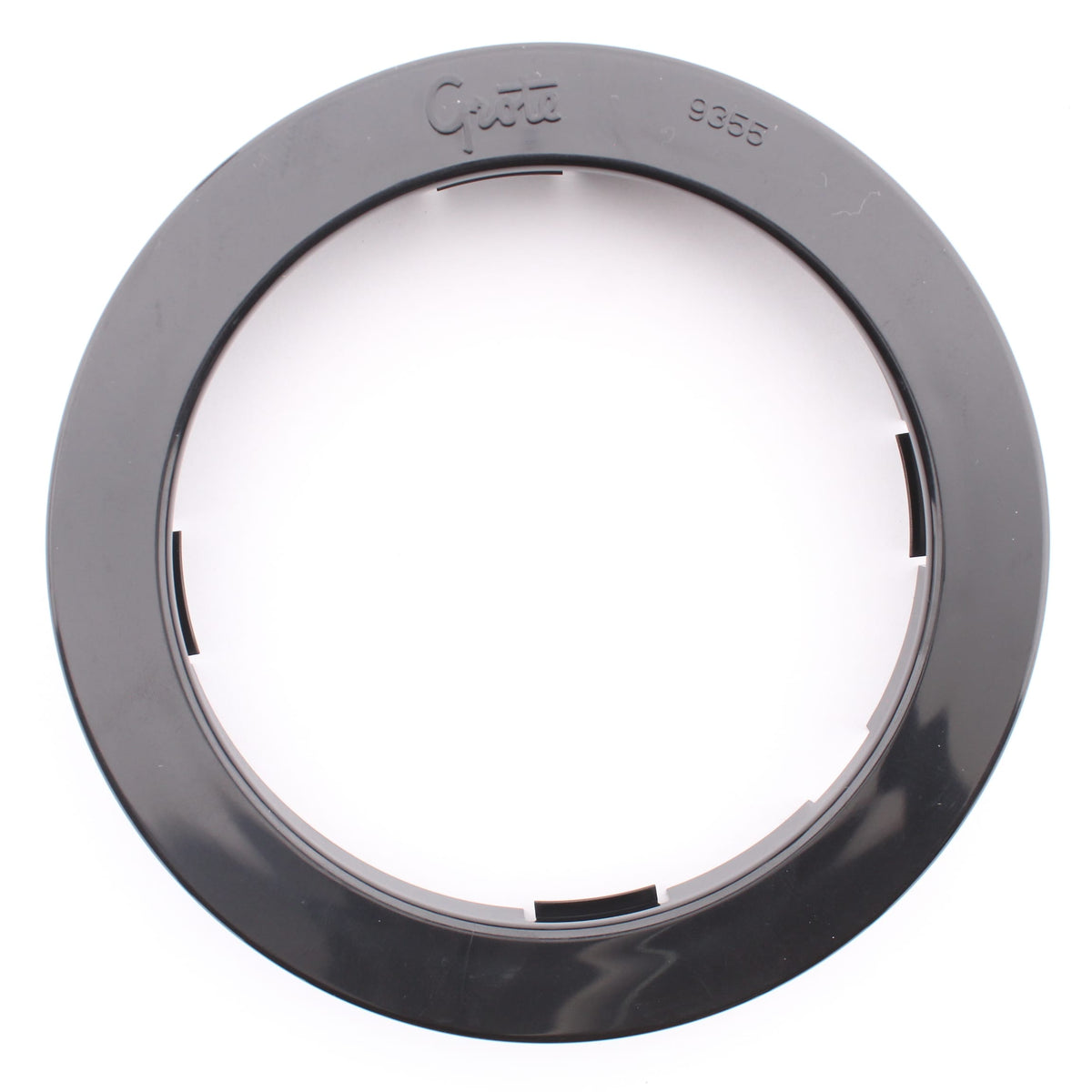 Grote 93552 Black Snap-In ABS Flange for 4" Round LED Lamps Theft Resistant