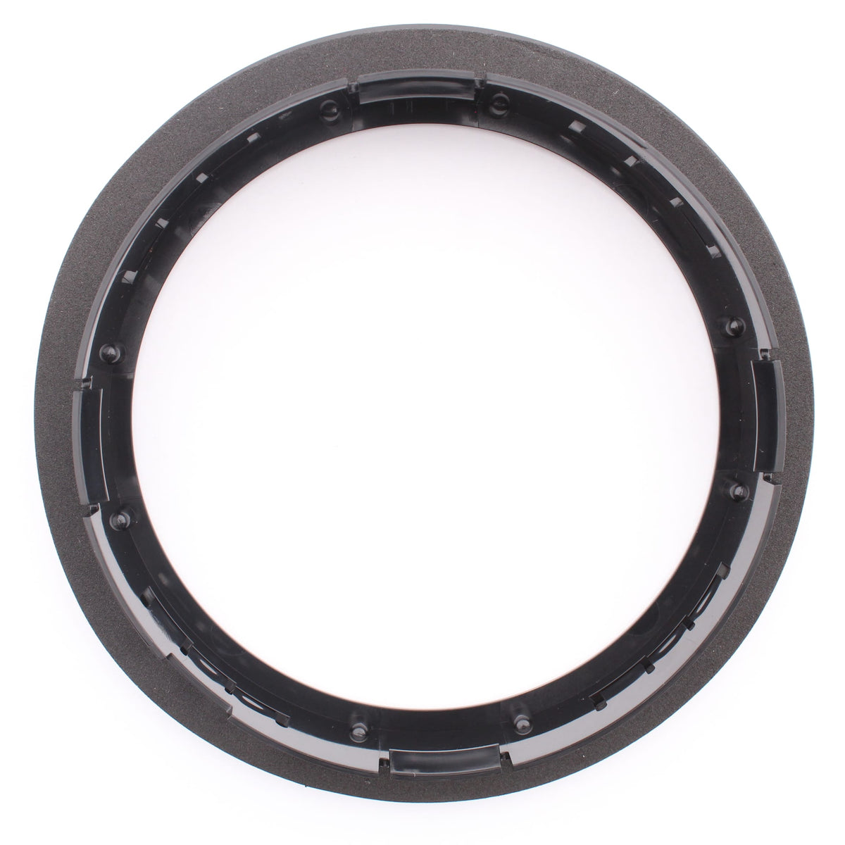 Grote 93552 Black Snap-In ABS Flange for 4" Round LED Lamps Theft Resistant