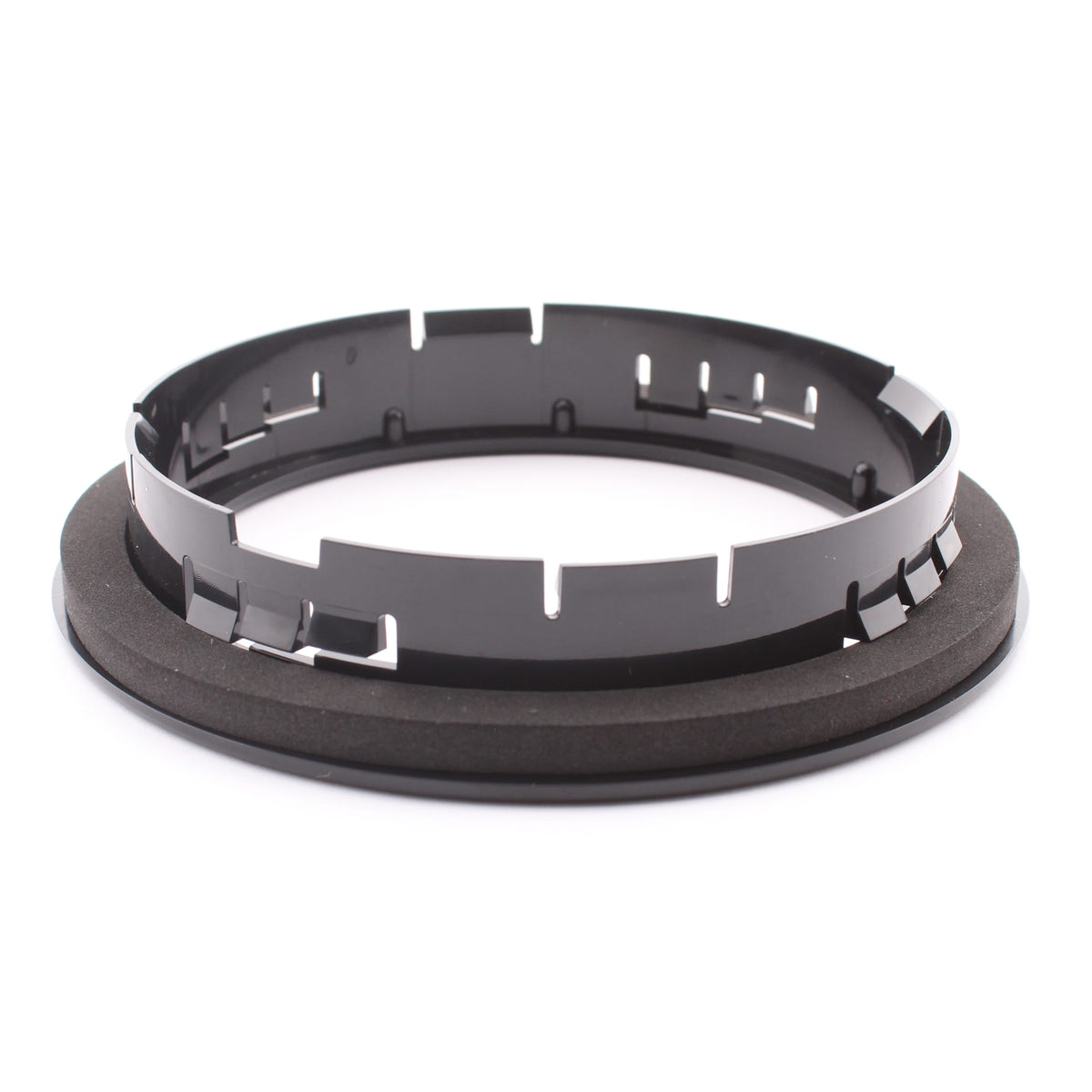 Grote 93552 Black Snap-In ABS Flange for 4" Round LED Lamps Theft Resistant