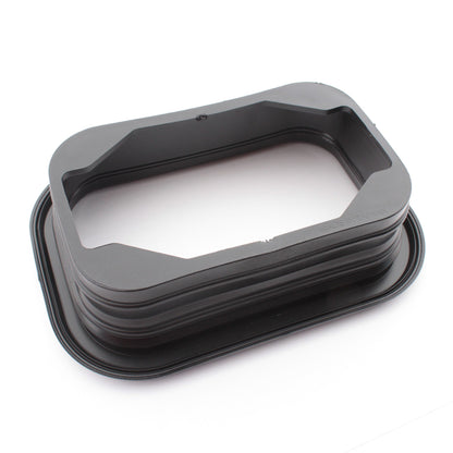 Grote 94180 Black 6-1/4" x 4-1/2" Grommet for Rectangular Lamps fits 5/16" Panel
