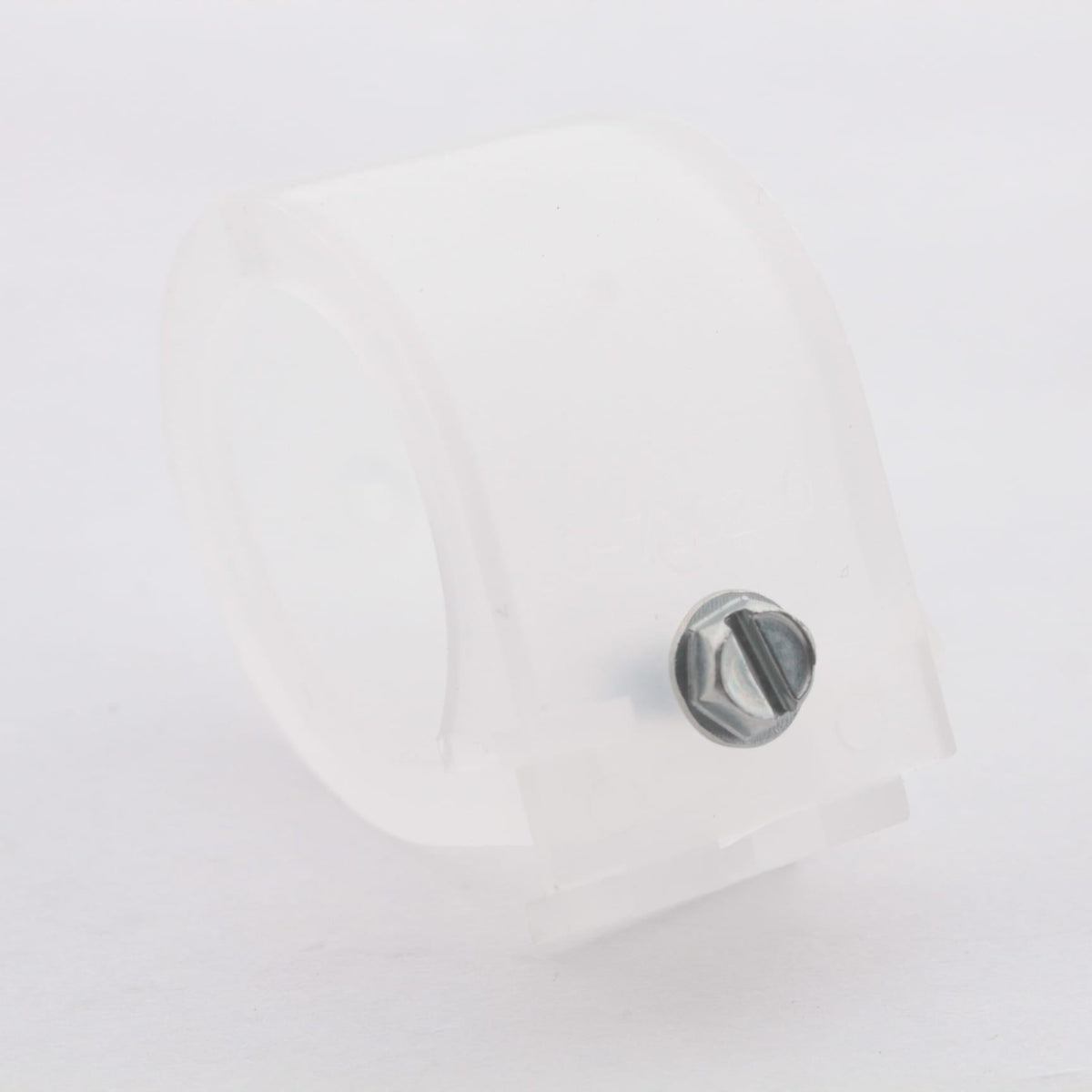 Grote 99504 Clear White One-Piece Snap-On Bolt-Down Locking Seal Collar 2.23"